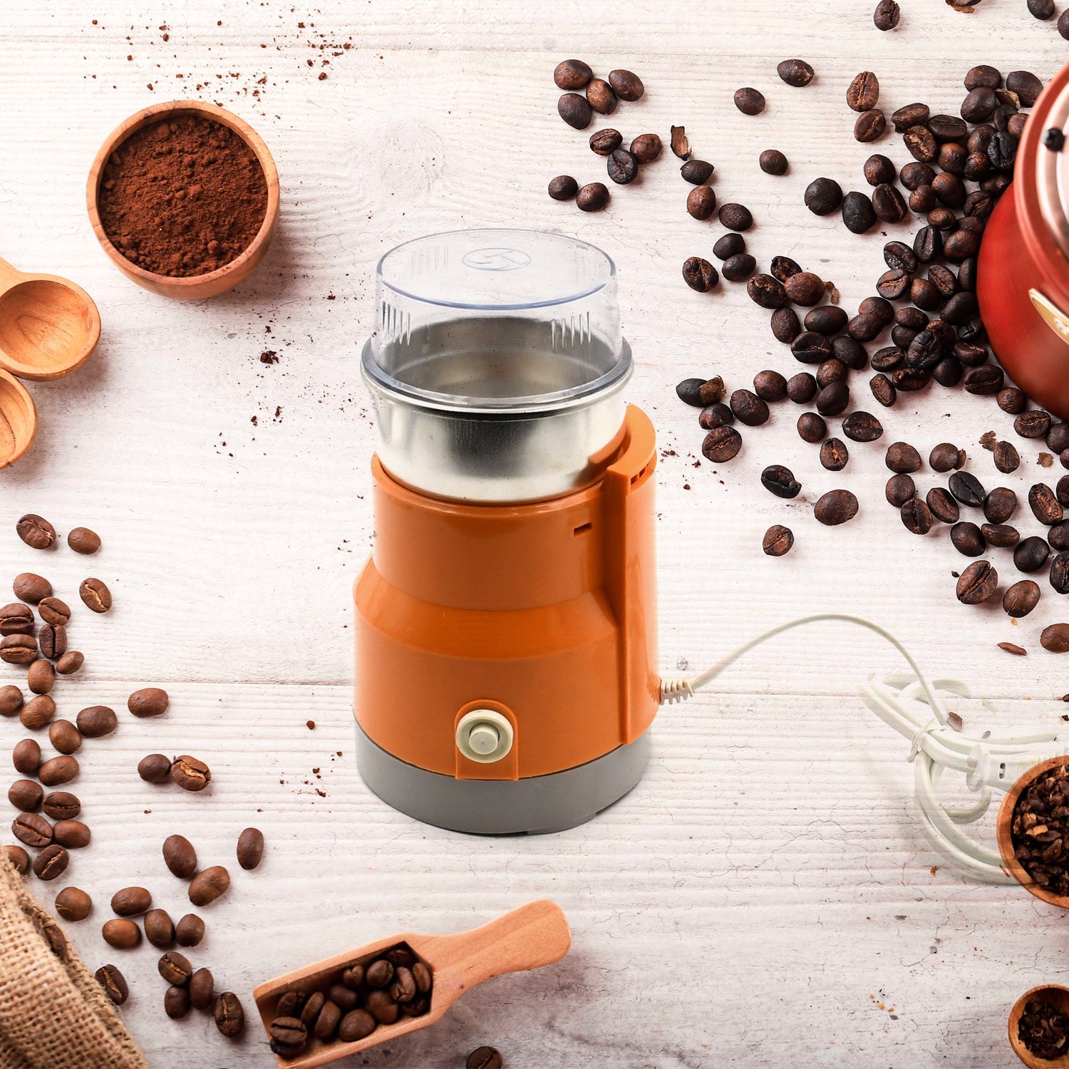 5884 Multi Function Small Food Grinder Grain Grinder, Portable Coffee Bean Seasonings Spices Mill Powder Machine Small Kitchen Appliances for Home and Office 5884 Multi Function Small Food Grinder Grain Grinder, Portable Coffee Bean Seasonings Spices Mill Powder Machine Small Kitchen Appliances for Home and Office